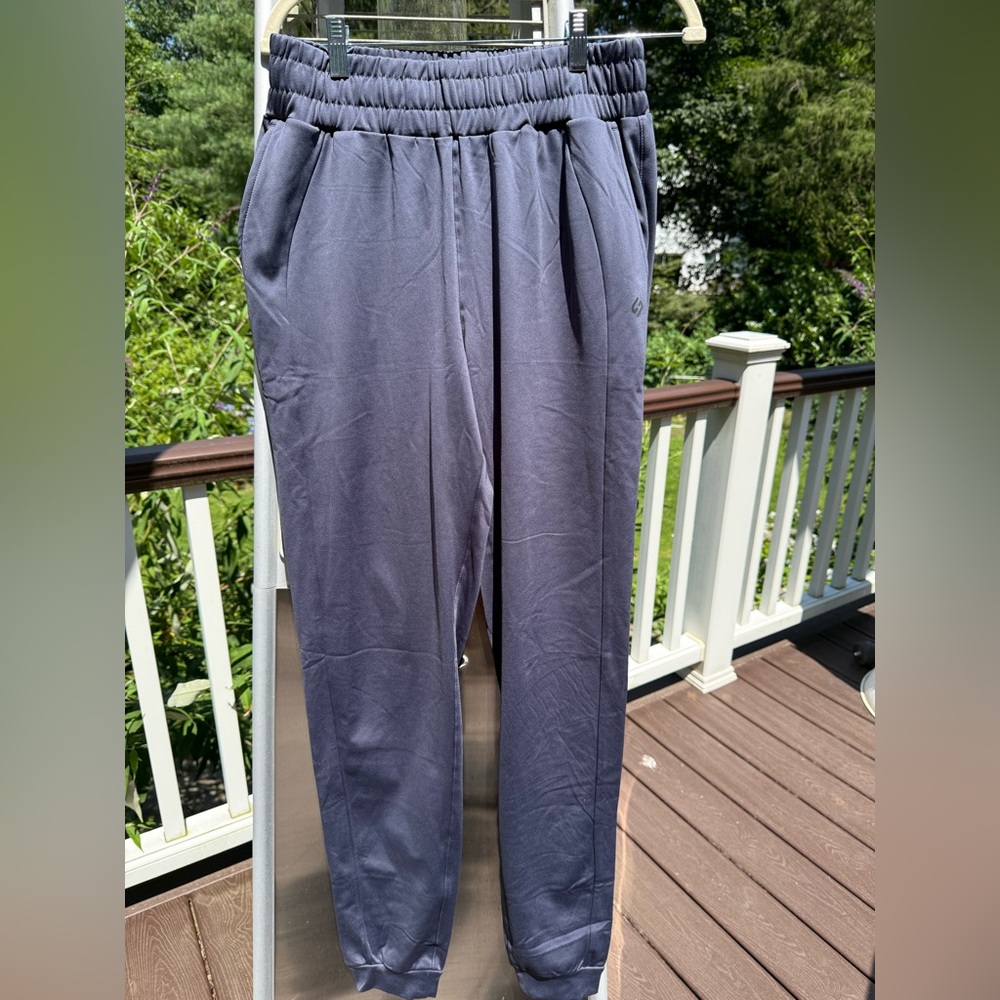 Blue Relaxed Fit Joggers with Elastic Waistband NWT
